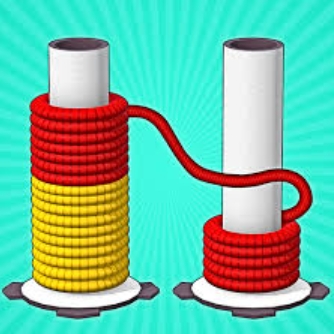 rope color sort 3d